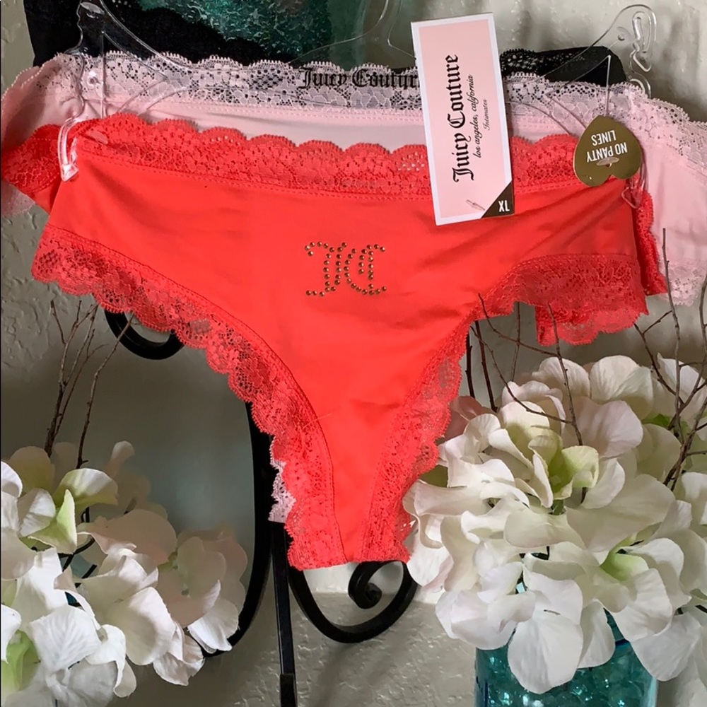 NWT Juicy Couture thongs